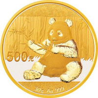pièce en or/gold bullion Panda 2017 3 gram.9999 24K