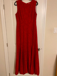 Formal Red Dress Size 12