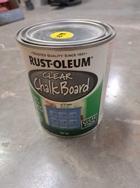 Brand new rustoleum clear Chalkboard paint