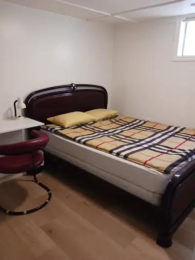 A brand new private day room with a queen-size bed, View more