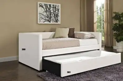 Platform bed with trundle, View more