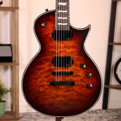 ESP E-II Eclipse QM - Guitare électrique, View more