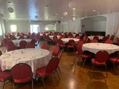 Location de salle de réception - pour shower, mariage, réunion, retour de funérailles, réunion de co...