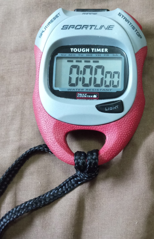Sportline Tough Timer Stopwatch in Exercise Equipment in Brantford