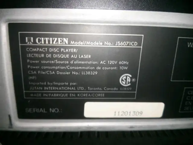 Citizen JS6071 Sound System/Stereo with Speakers in General Electronics in Mississauga / Peel Region - Image 4