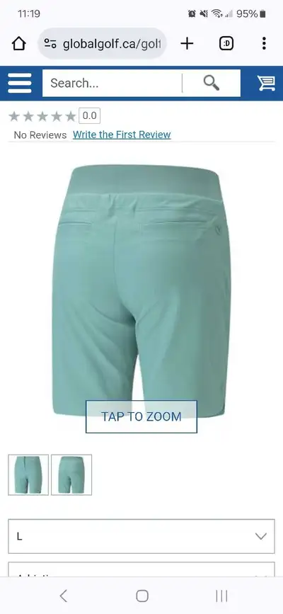 Women's Puma Bermuda golf shorts, View more