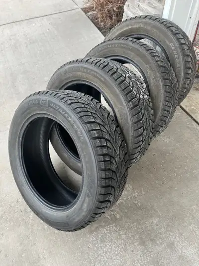 4 General Altimax Artic Studdable 205/55/R16 tires. Good tread. Used for 2 seasons. Close to 16th av...