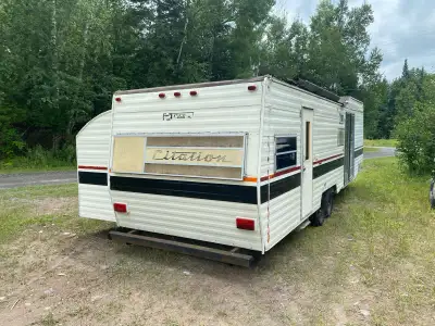 Trailer was left behind , just need to cover some labour cost for pulling it out and replacing four...