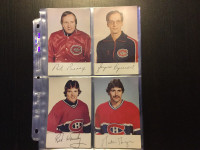 1982-83 Montreal Canadiens hockey team postcard set