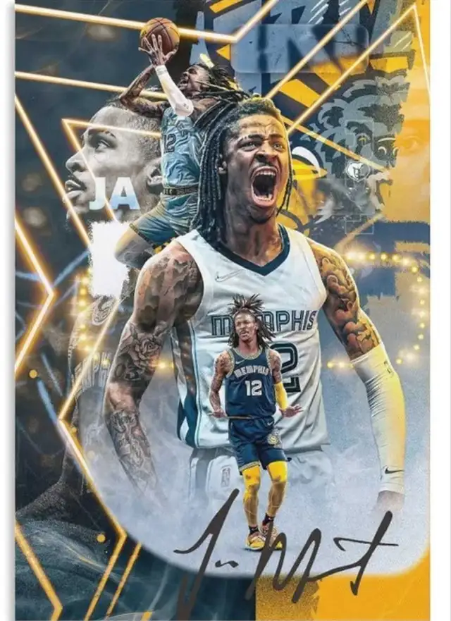 Ja Morant Canvas Poster in Arts & Collectibles in Cambridge - Image 2