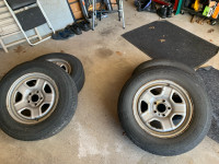 4 all season tires on aluminum rims 215 70 16