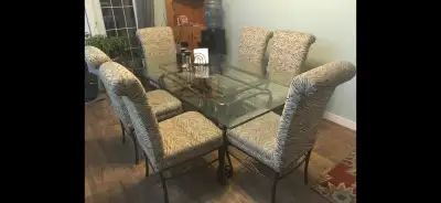 Glass Top Dining Table, View more