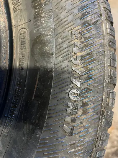 Set of 4 245/70r17 good for another winter of 2 $150 for set of 4