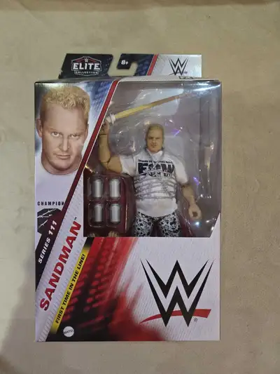 WWE Sandman Elite 111 ECW, View more