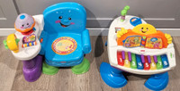 Fisher-Price Laugh and learn Chair and Piano (Working Order) 