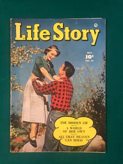 Life Story #32 Golden Age Fawcett Comic Book, View more