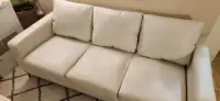 White Leather Sofa for SALE