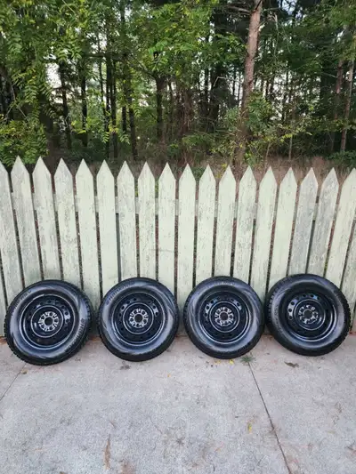 Barley used winter tires and rims.