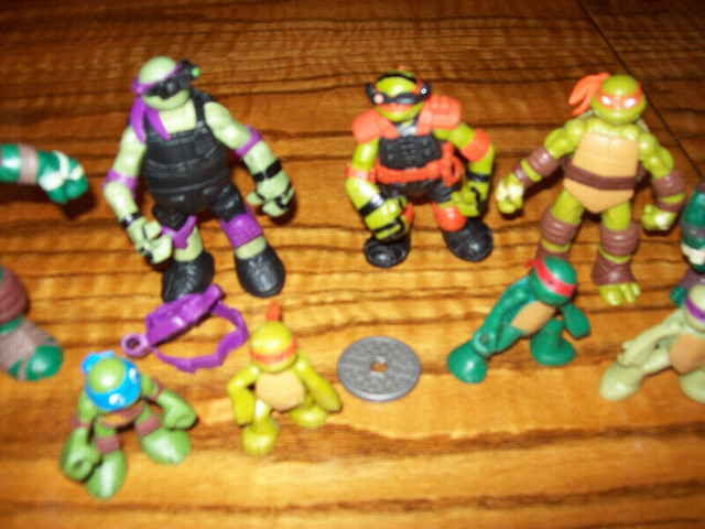 Teenage Mutant Ninja Turtles Lot OF 9 Action Figures in Toys & Games in Oakville / Halton Region - Image 3