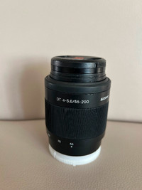 Sony 55-200 lens 4.5-5.6 Sam
