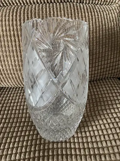 Vintage Crystal Vase, View more