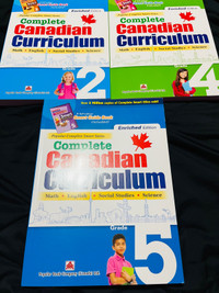 New grade 2-5 Complete Canadian workbooks and more! 