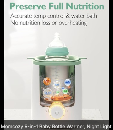 Momcozy 9-in-1 Baby Bottle Warmer, Night Light in Feeding & High Chairs in Mississauga / Peel Region - Image 3