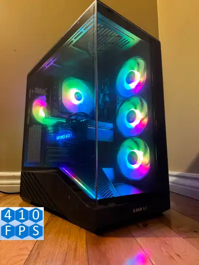 RTX 3080 10G (Beats 5060 Ti) Ryzen 7 5700X 8 Core RGB PC Win 11, View more
