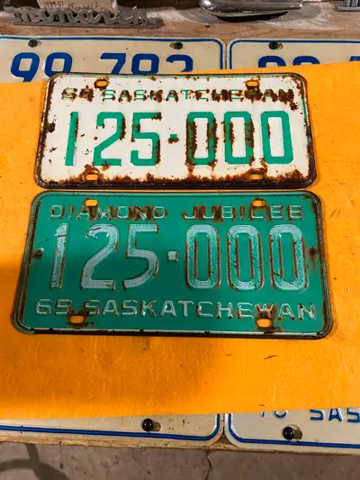 1964 and 65 number 125-000 $25 each. Phone or text if interested 306-960-2052 also check out my othe...