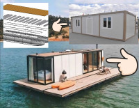 Build your Pontoon Boat, Work- or Houseboat, Mooring and more