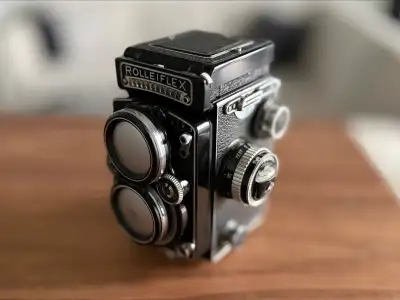 Late 50s Rolleiflex 2.8E TLR Medium Format Camera (Zeiss Planar, View more