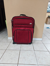 Red Samsonite luggage or baggage 