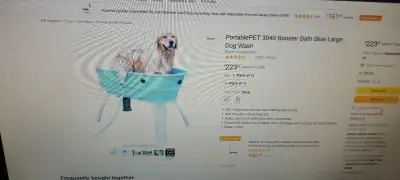 Dog Bath Tub and Dryer For Sale $175 for the Dryer and $125.00 for the tub