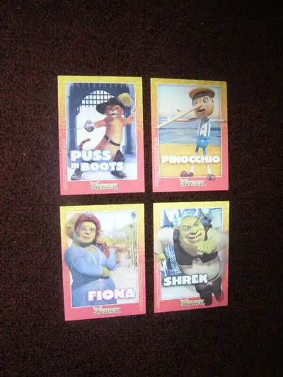 4 Image de Collection Shrek pour 2$ Je suis au 13055 Henri-Bourassa (Charlesbourg/Orsainville - G1G...