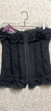  Black lace  corset