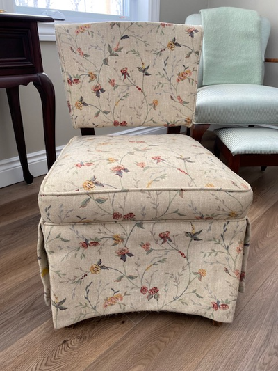 Lovely mid century slipper chair, View more