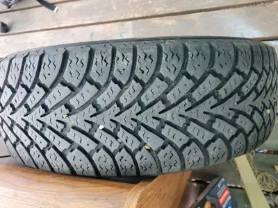 Good year Nordic Winter Tire 235/60R18 With Five Bolt Rim. 2 ply Polyester and 2 Ply Steel. $80
