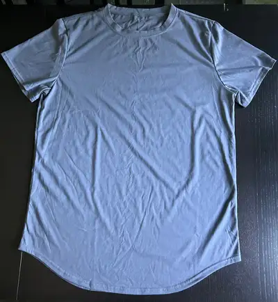 3 tall slim men’s crew neck T-shirts 43” chest 31” length, View more