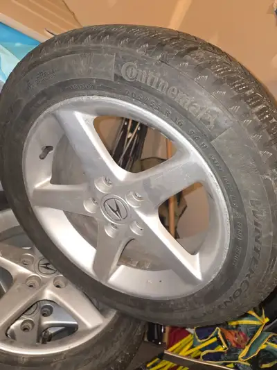 P205/55R16 - Continental WinterContact (Winter Tire) with rims (4ps)