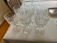 Crystal Water Goblets