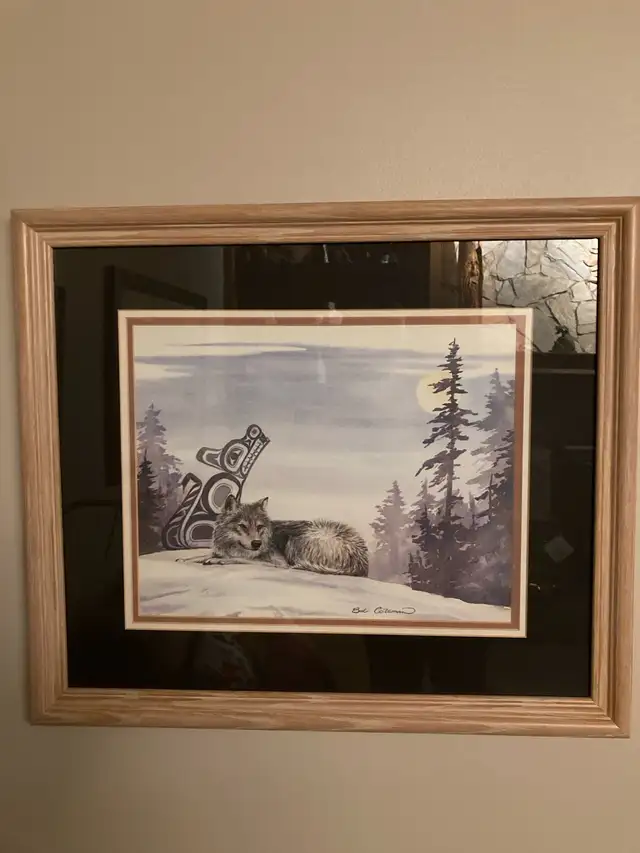 Bob Coileman Wolf Art Print