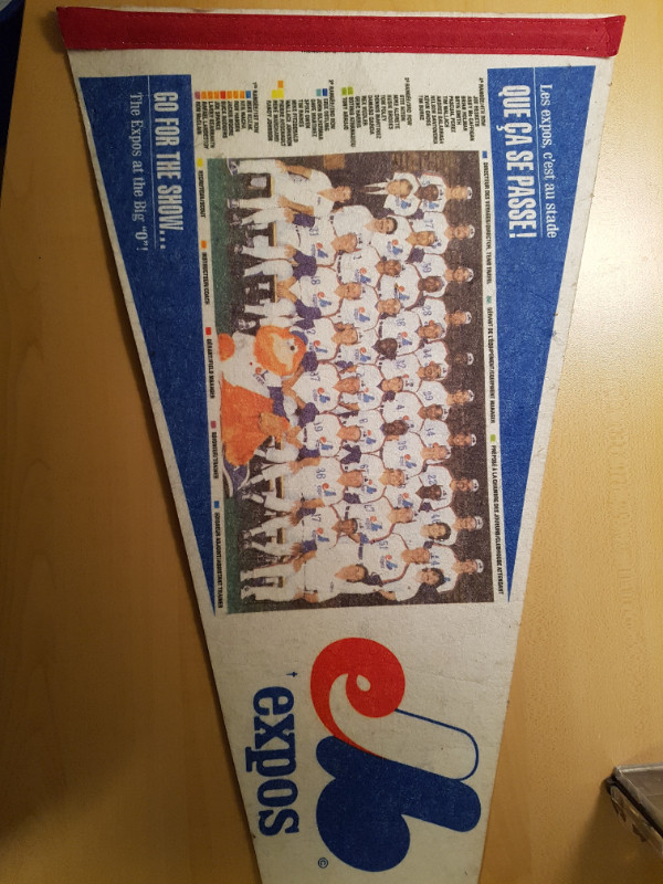 Vintage Montreal Expos Pennant in Arts & Collectibles in Victoria - Image 2