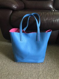 Blue Large Shopper/Shopping Bag/Purse 14" x 12"(Great Condition)