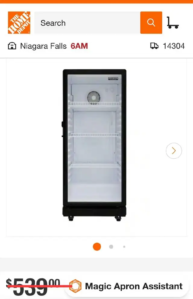 Frigidaire 21 in. 6.0 cu ft. Commercial Glass Display Fridge