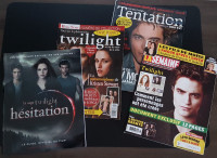 Guide du film Hésitation neuf et revues Twilight avec posters