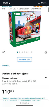 Trains jouets Brio