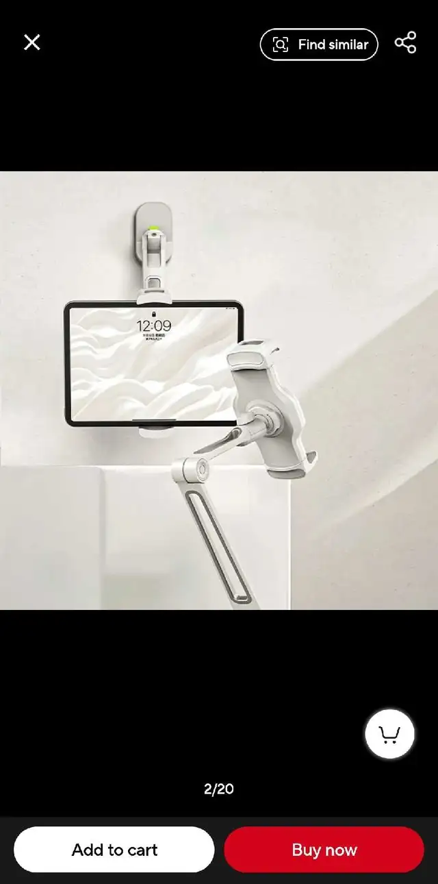 Adjustable Tablet Holder Stand for iPad Pro 12.9 Air Mini Xiaomi in iPads & Tablets in Markham / York Region - Image 3