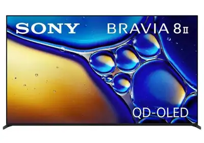 Immerse yourself in stunning visuals with this Sony BRAVIA 8 II 65" XR80M2 Series 4K UHD HDR QD-OLED...