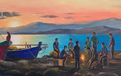 Large Original Painting on Canvas (Greek Artist), View more