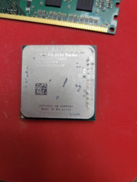 AMD Computer CPU and memory